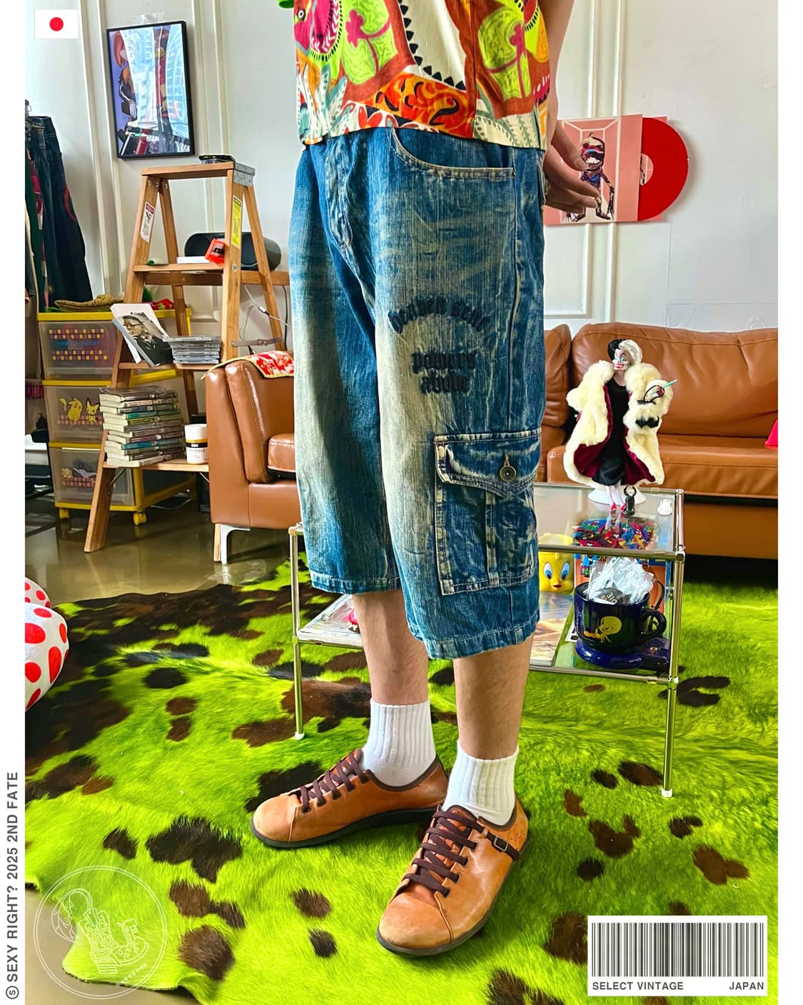 JPN Vintage Cargo Denim Bermuda Shorts 상품이미지1