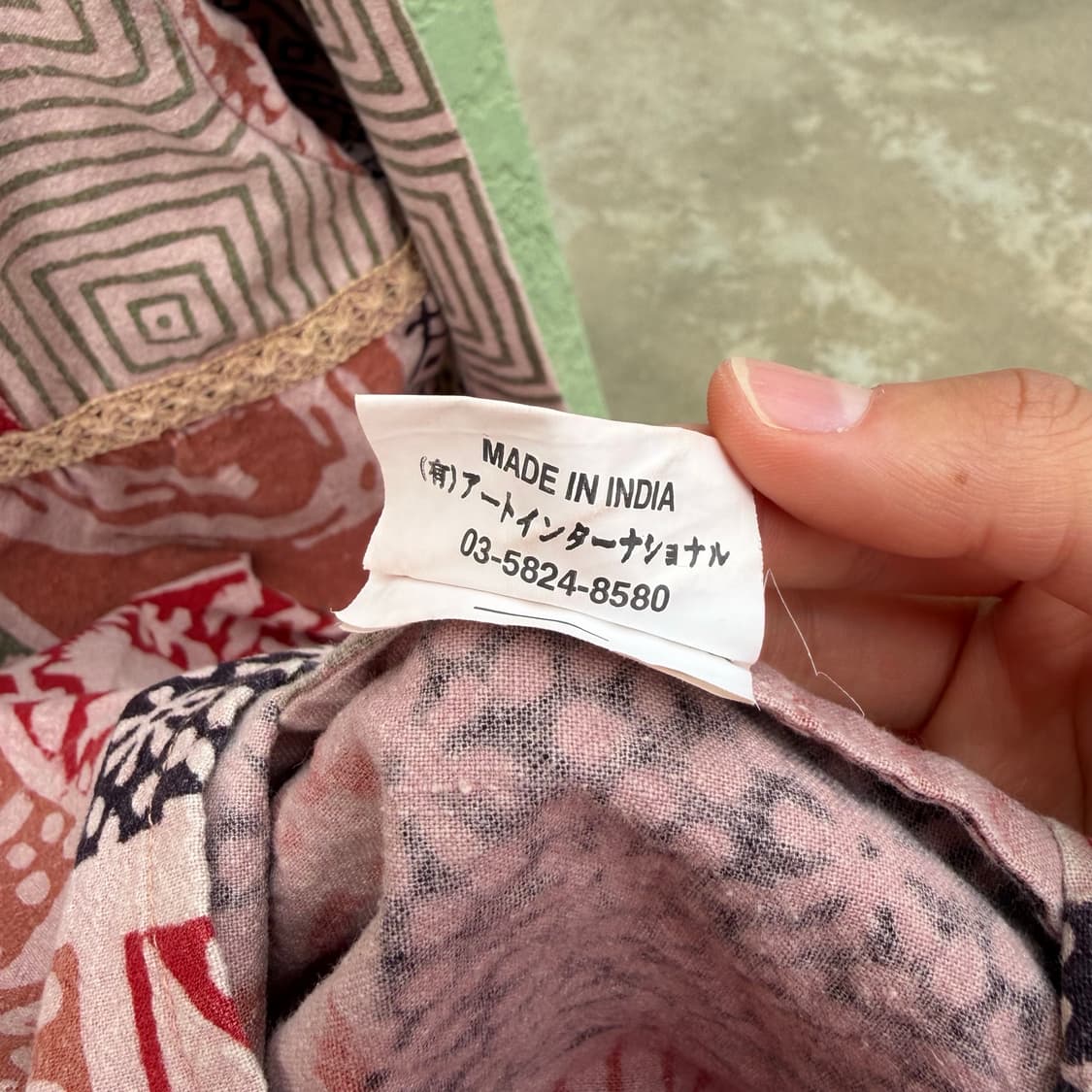 빈티지 패치 히피 나팔 블라우스 jagannath 상품이미지3