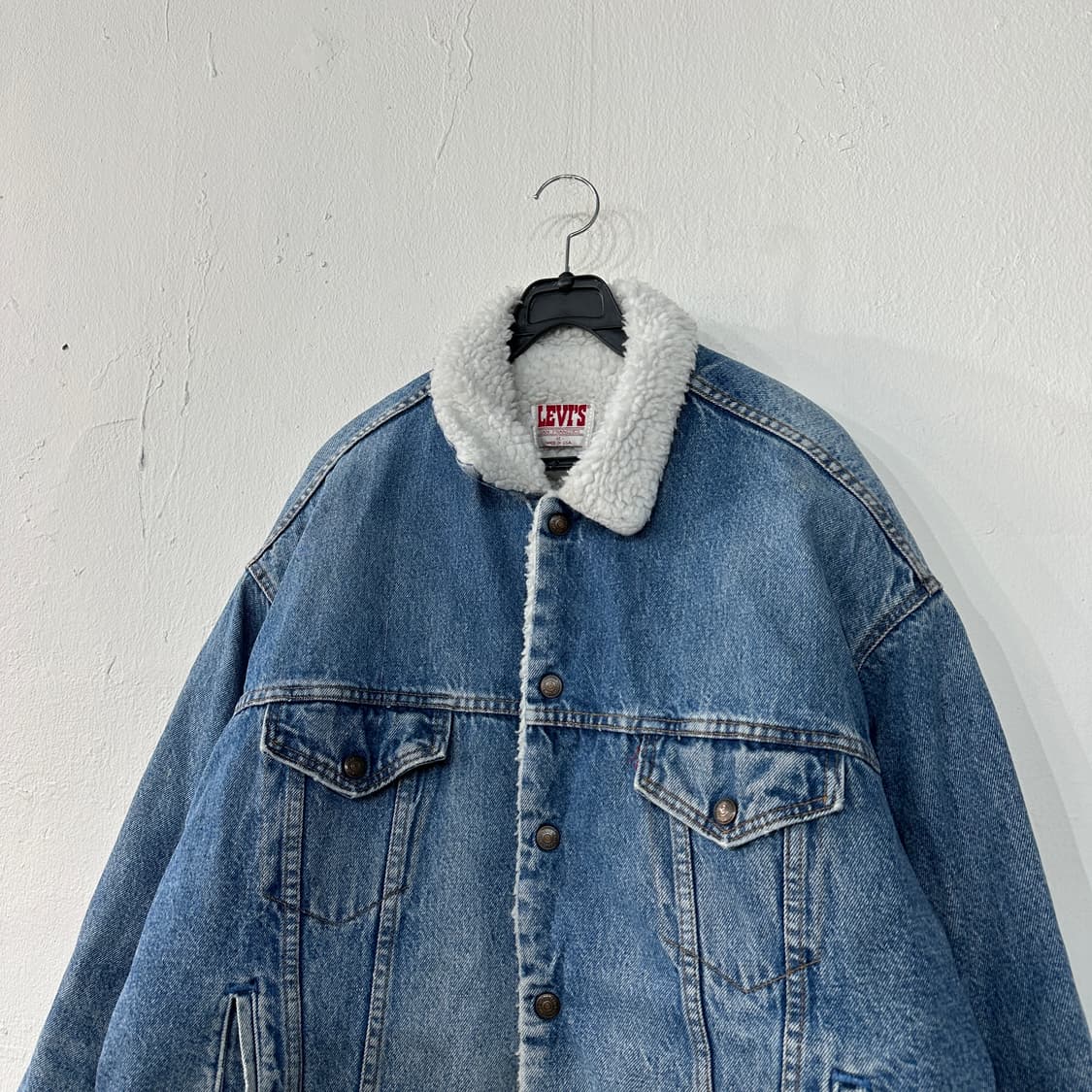 리바이스 USA 양털 청자켓 XL 상품이미지2