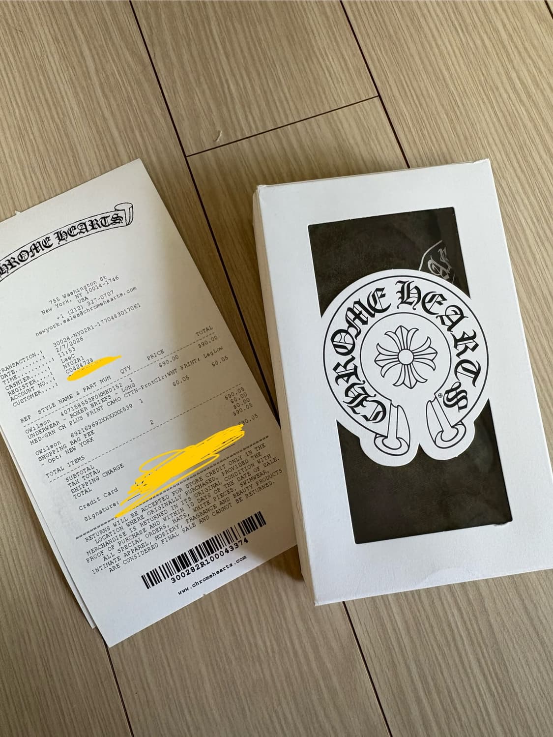 크롬하츠 복서 브리프 팬티 롱 카모 미디움 m 새상품 상품이미지1