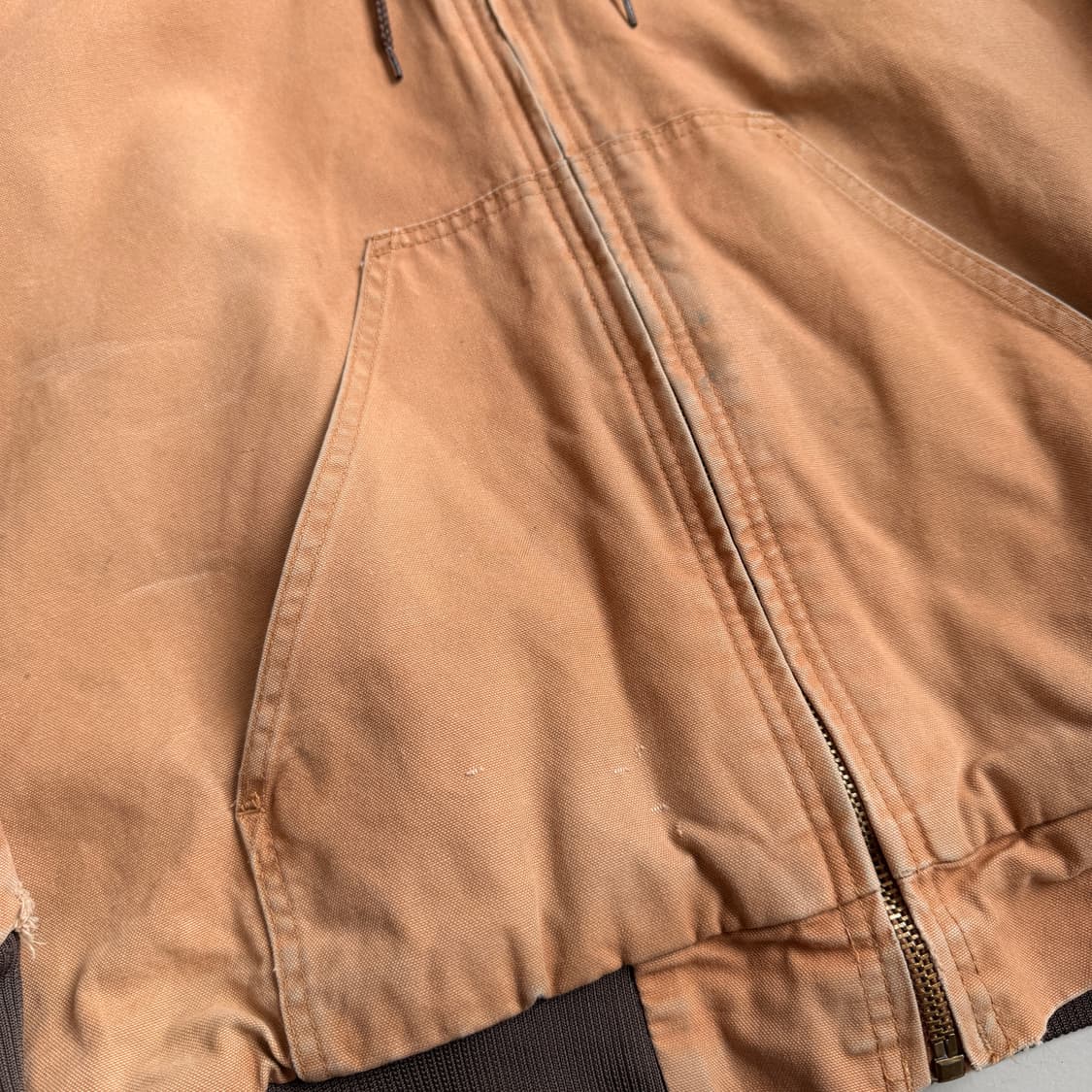 칼하트맛 USA 빈티지 덕액티브 덕캔버스 후드 워크자켓 상품이미지5