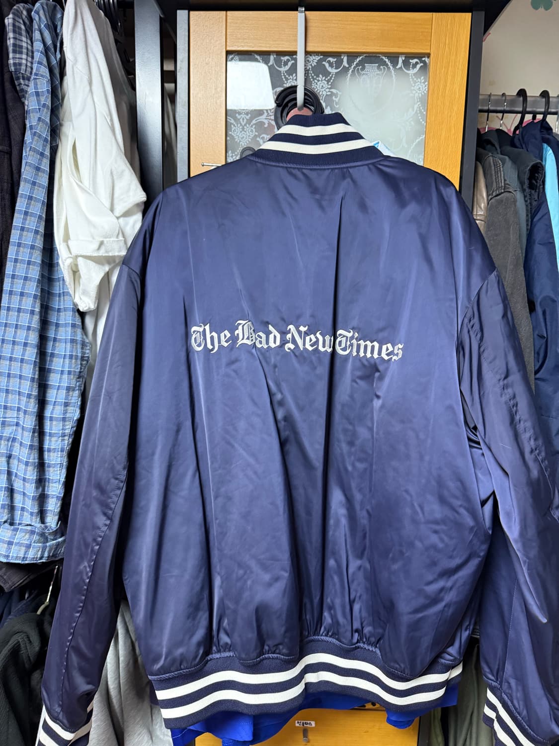 비바스튜디오 나일론 스타디움 자켓 네이비 L 상품이미지2