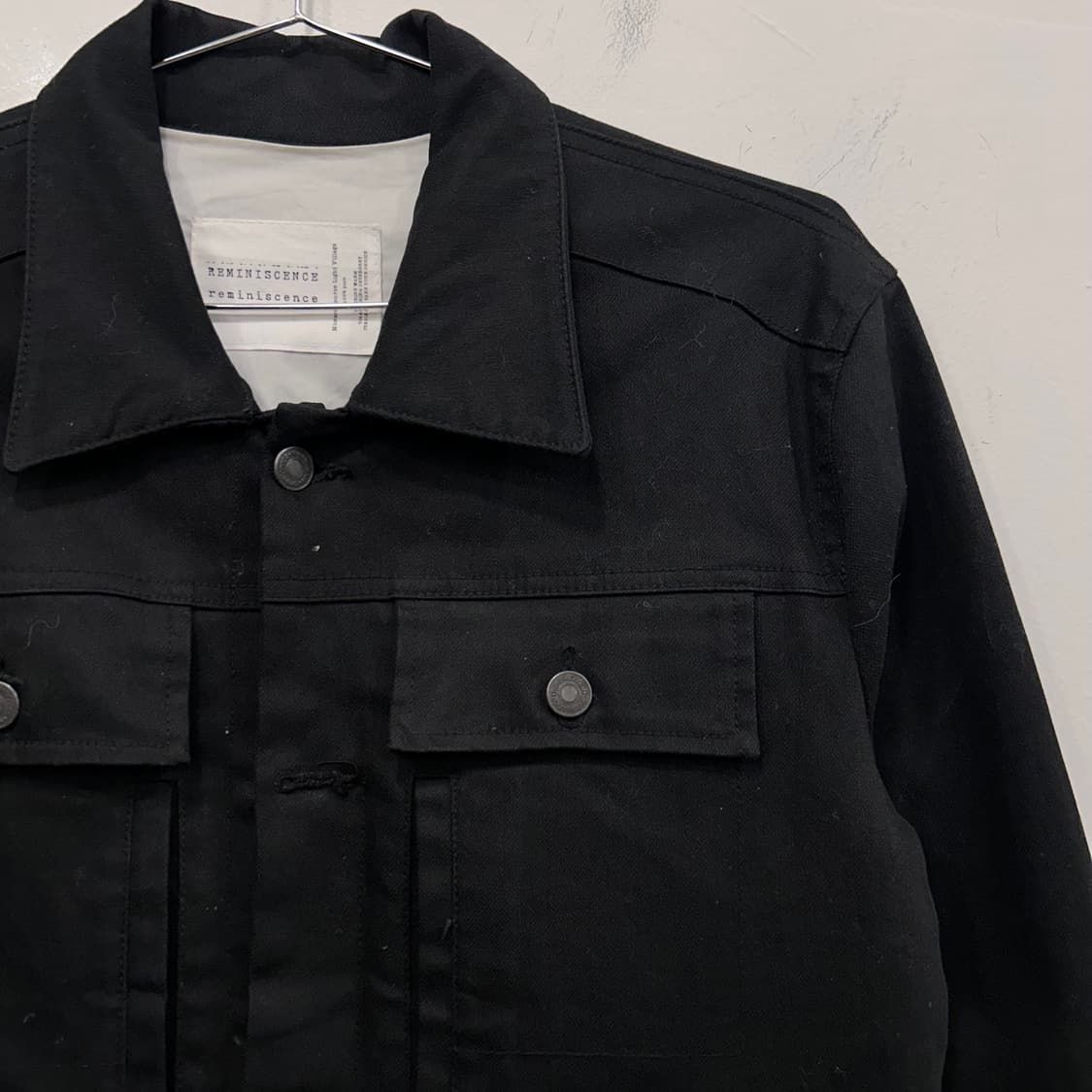 REMINISCENCE 퓨어코튼 트러커 자켓 상품이미지1