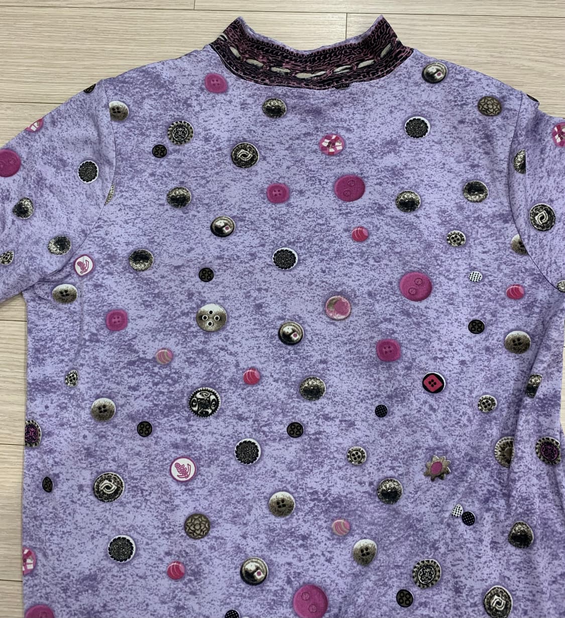 button sleeve 빈티지 버튼 롱슬리브 긴팔 티셔츠 상품이미지5