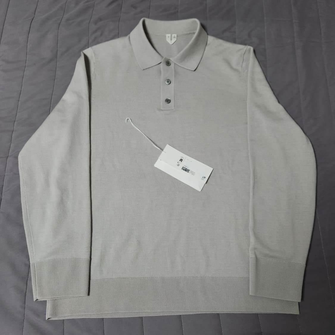 아르켓 메리노 폴로 니트 스웨터 M 베이지 / 긴팔티, 카라티, 폴로티 상품이미지2