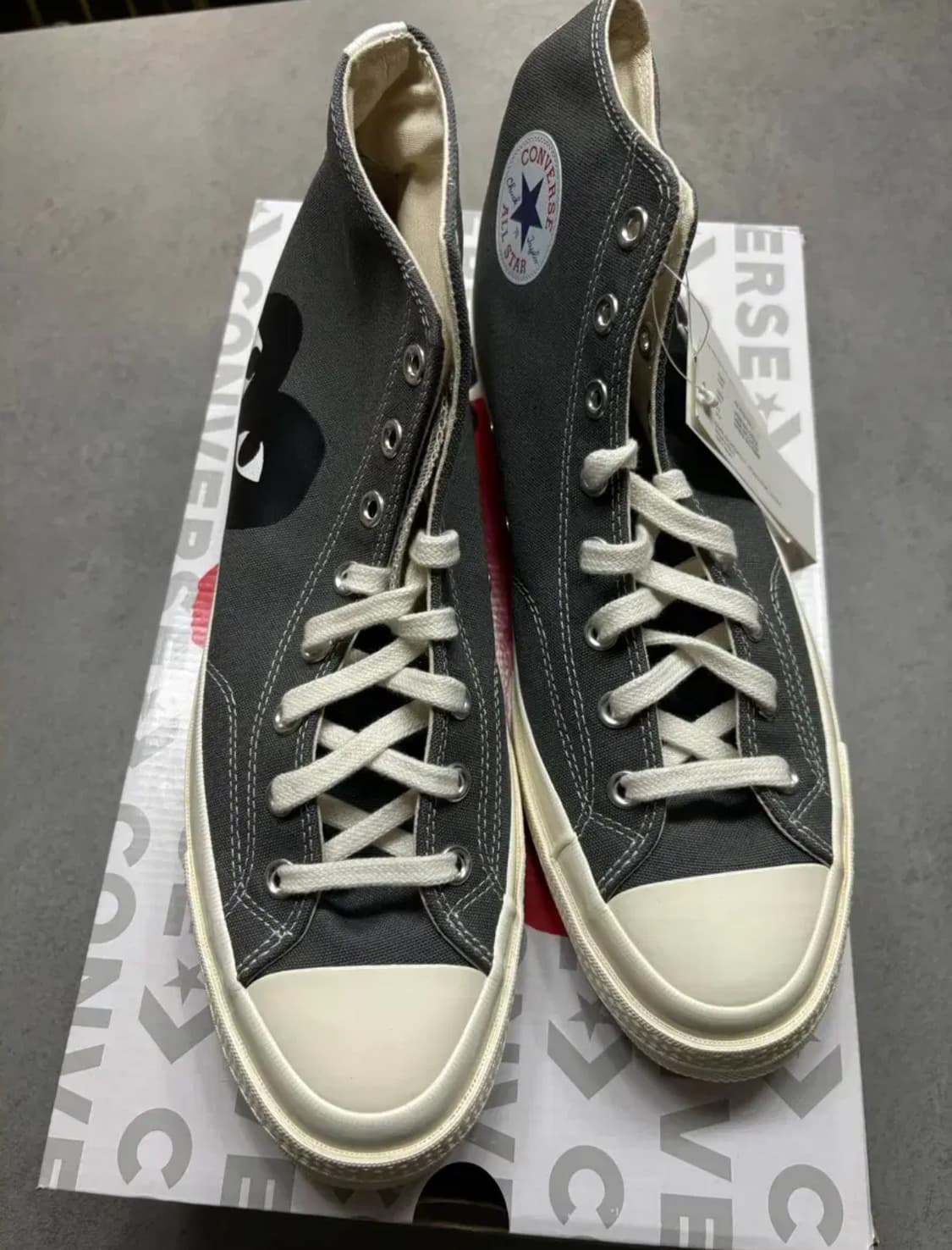 [45] 꼼데가르송 척테일러 하이 그레이 상품이미지2