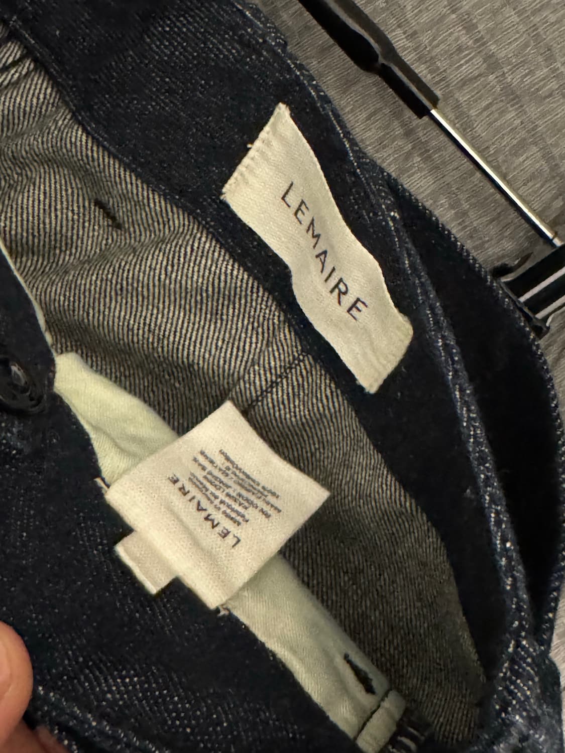 르메르 벨티드 트위스트 팬츠 인디고 [S] 상품이미지3