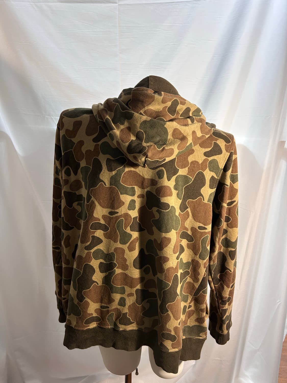 camo y2k button hoodie sweat jacket 상품이미지4