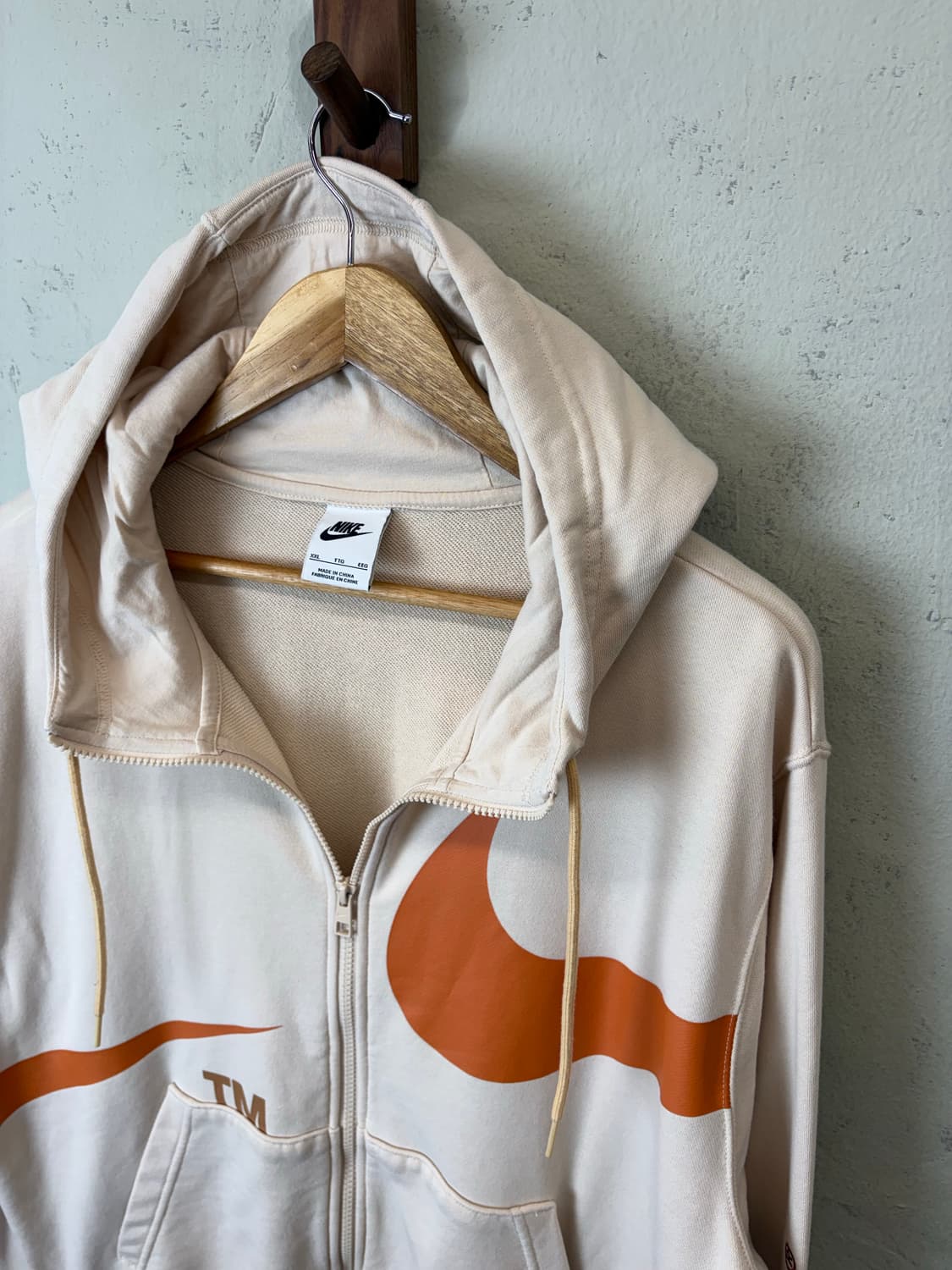 나이키 NSW 빅스우시 베이지 후드집업 상품이미지6