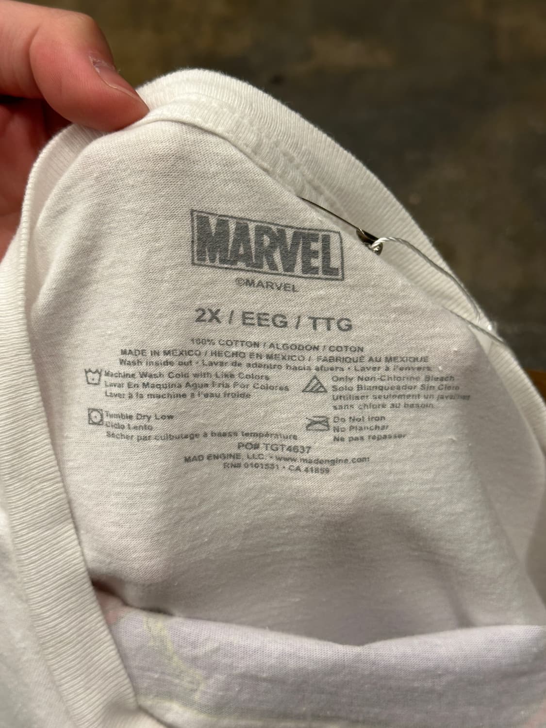 Marvel SPIDER-MAN 스파이더맨 프린팅 반팔티 XXL 상품이미지4