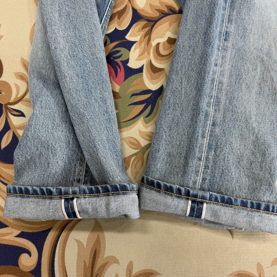 (XL)유니폼 브릿지 중청 셀비지 데님팬츠 상품이미지5