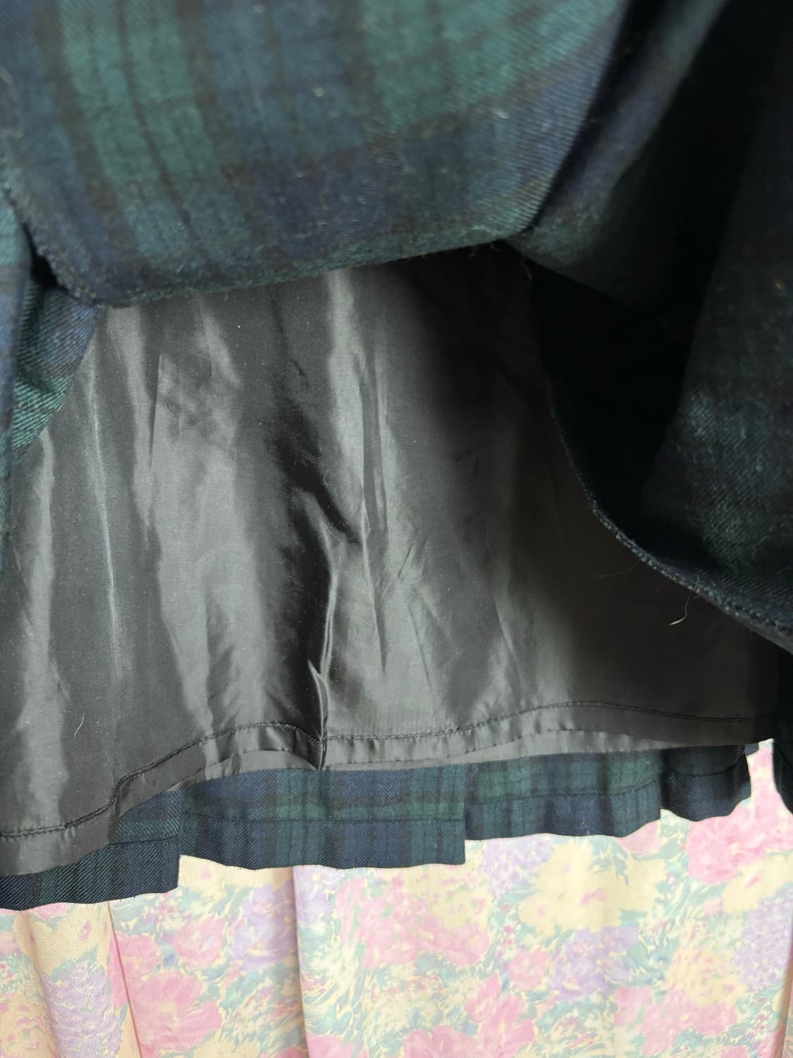 타탄 체크 플리츠 미디 스커트 상품이미지9