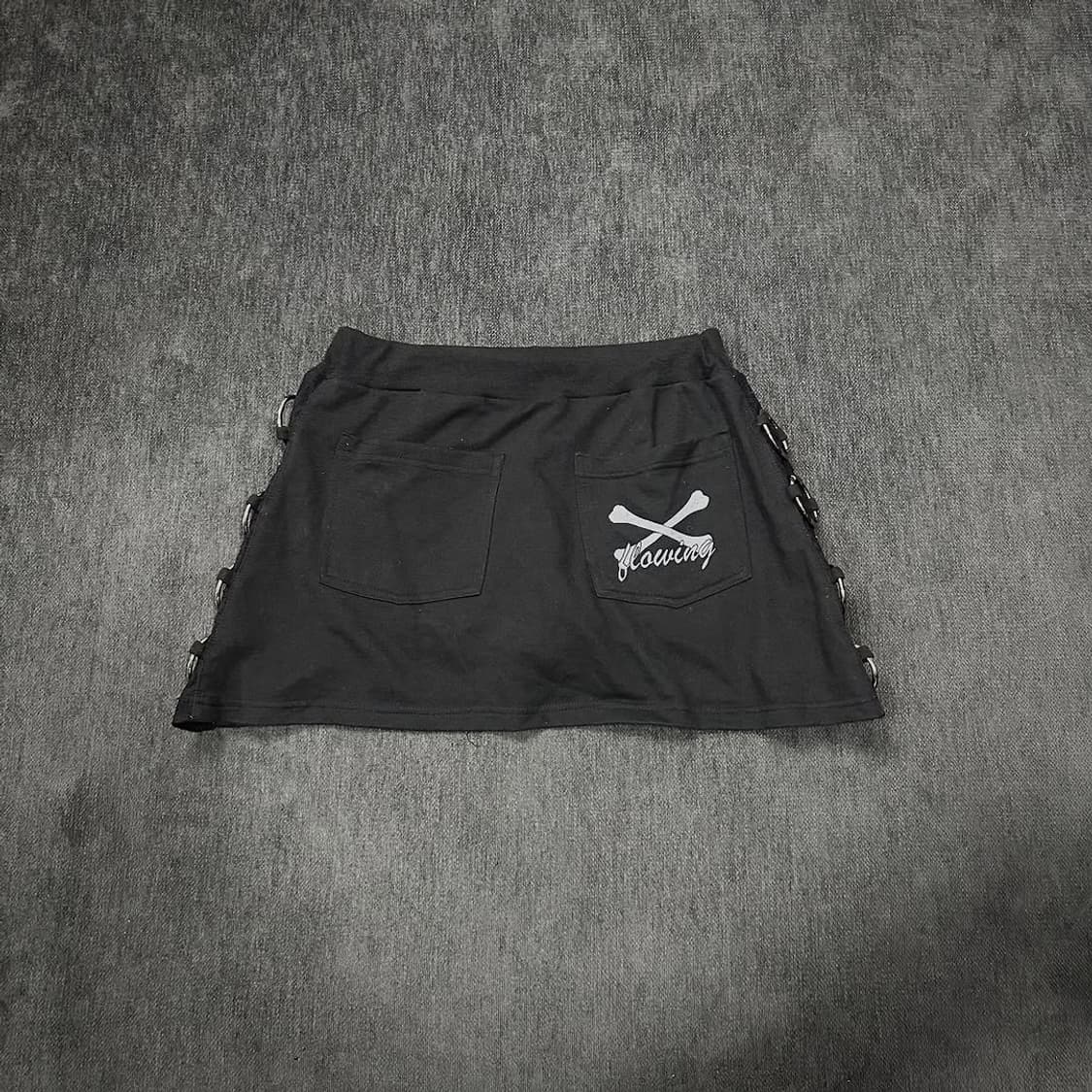 Punk side ring short skirt  상품이미지3