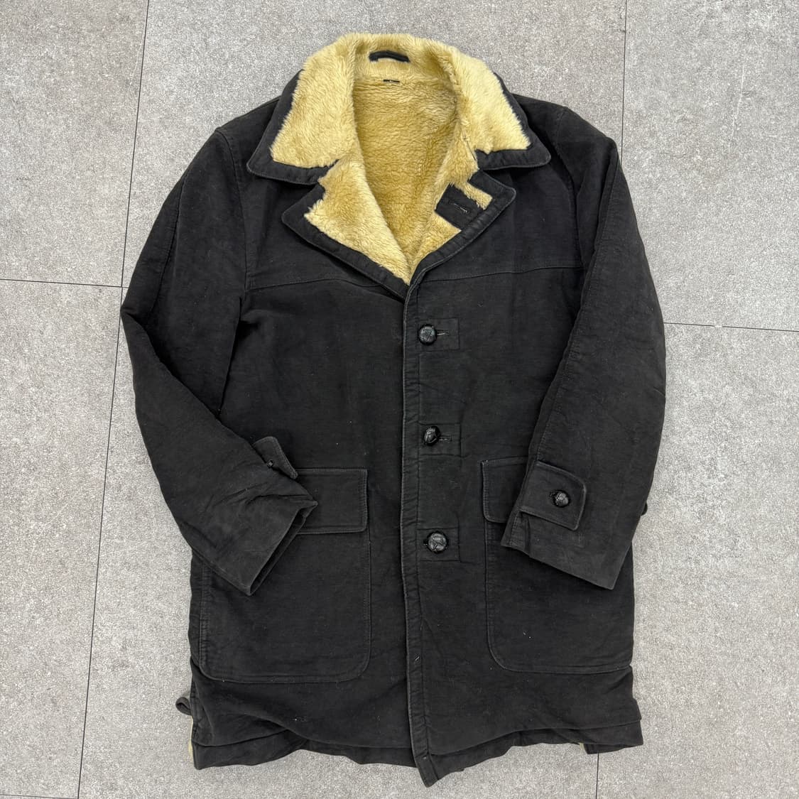 블랙 보아안감 코트 워크자켓 상품이미지5