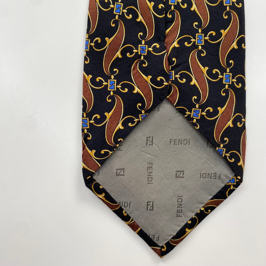펜디 (FENDI) FF모노그램 정품 명품 넥타이 상품이미지6