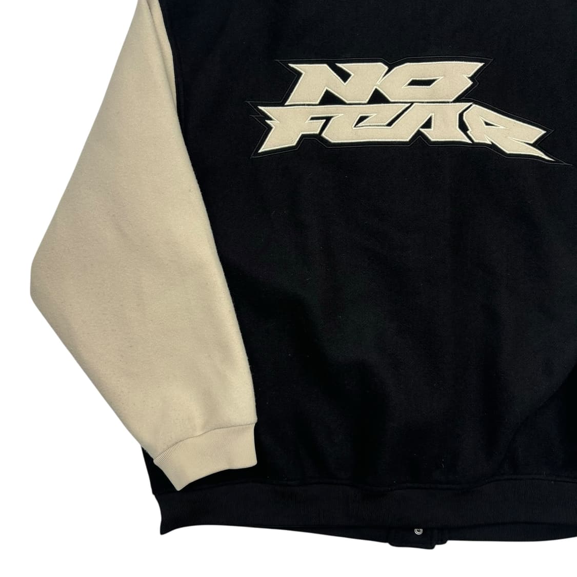 NO FEAR X H&M 투톤 울 바시티 자켓 XL 상품이미지3