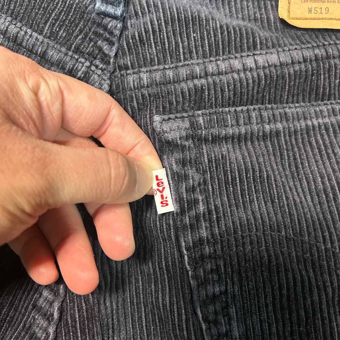 [28] 00s 리바이스 made in japan 코듀로이 팬츠 블랙  상품이미지7