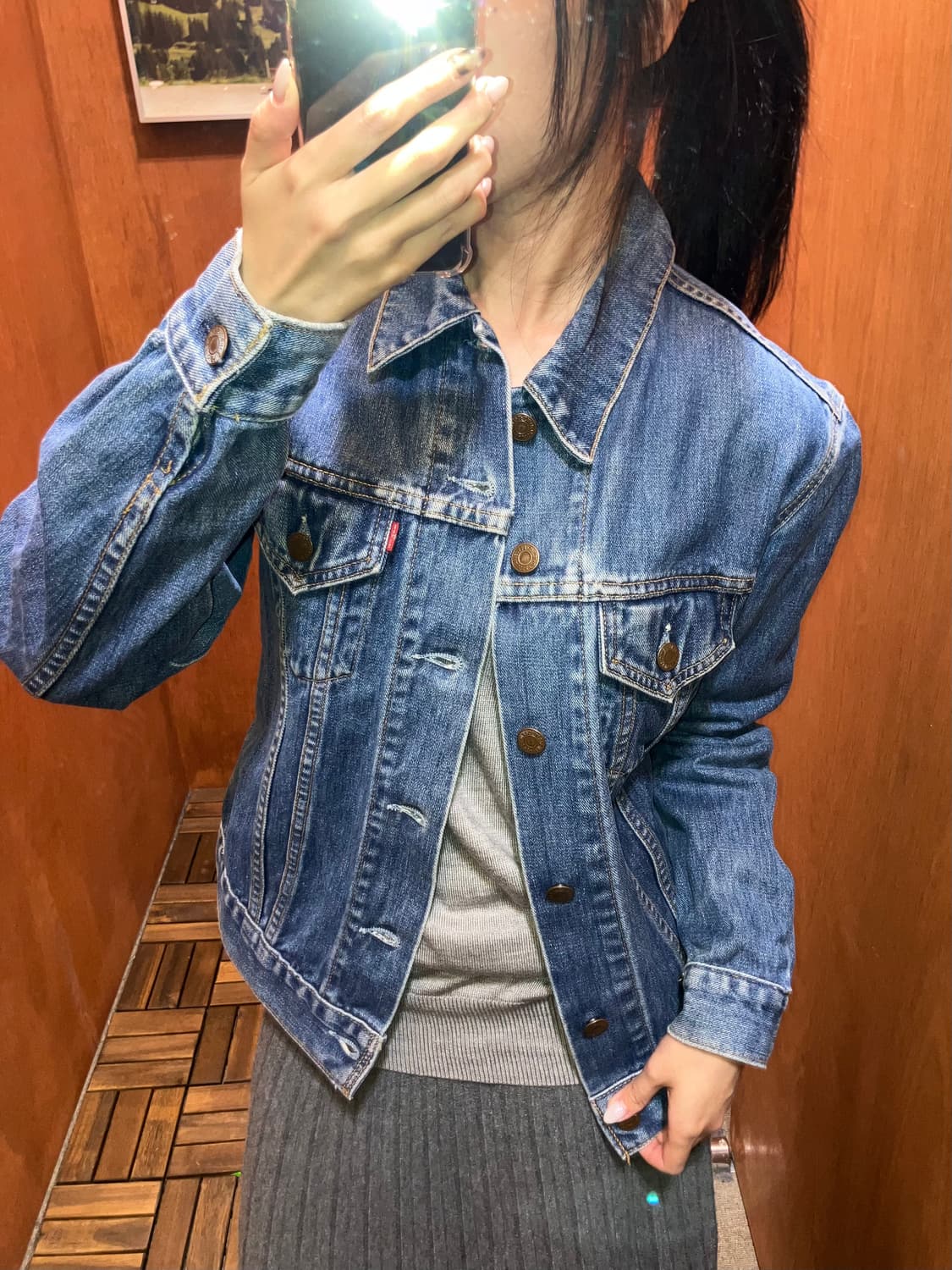 (M) 00s Levi's 리바이스 트러커 데님 자켓 상품이미지3