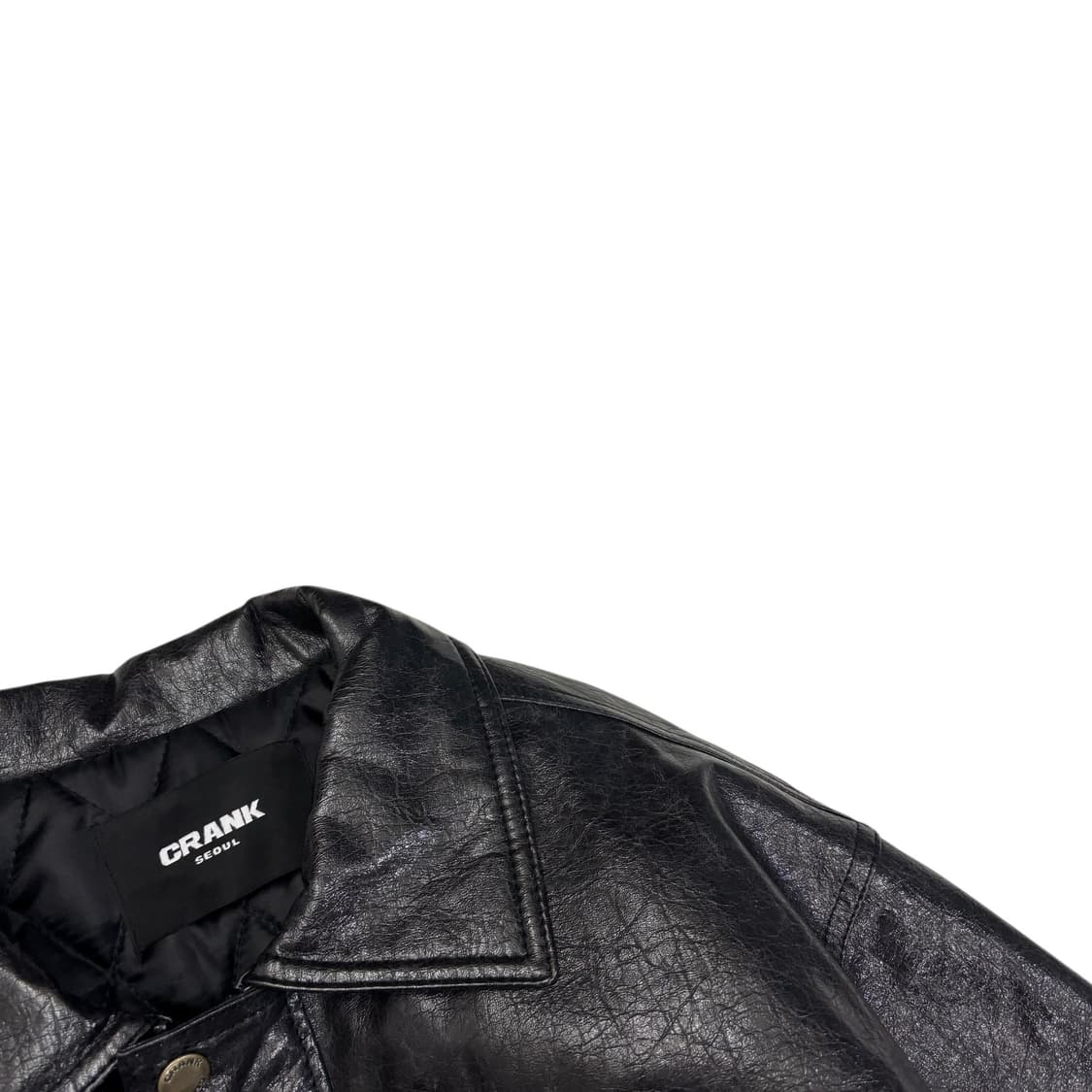 크랭크 빈티지 레더 점퍼 상품이미지3