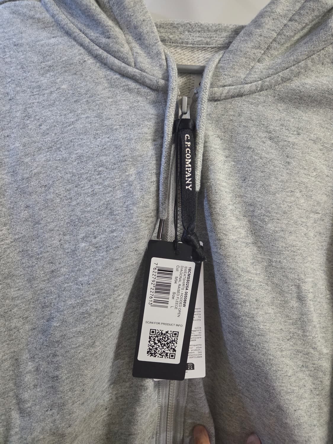 C.P. 컴퍼니 고글 후드집업 (그레이, L) 상품이미지4