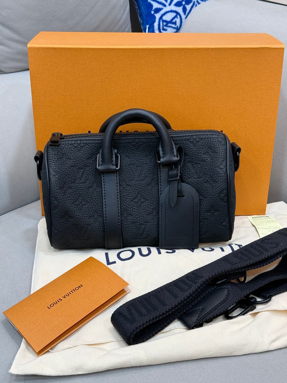 백화점판 루이비통 모노그램 토뤼옹 키폴 반둘리에 25  상품이미지1