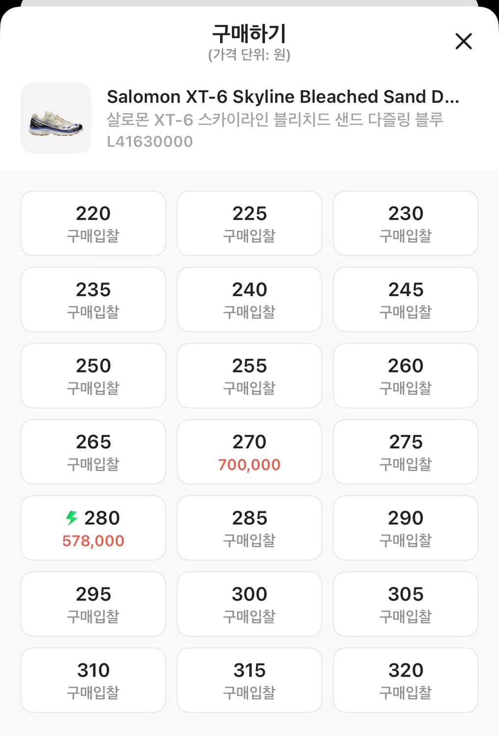 살로몬 xt-6 상품이미지4