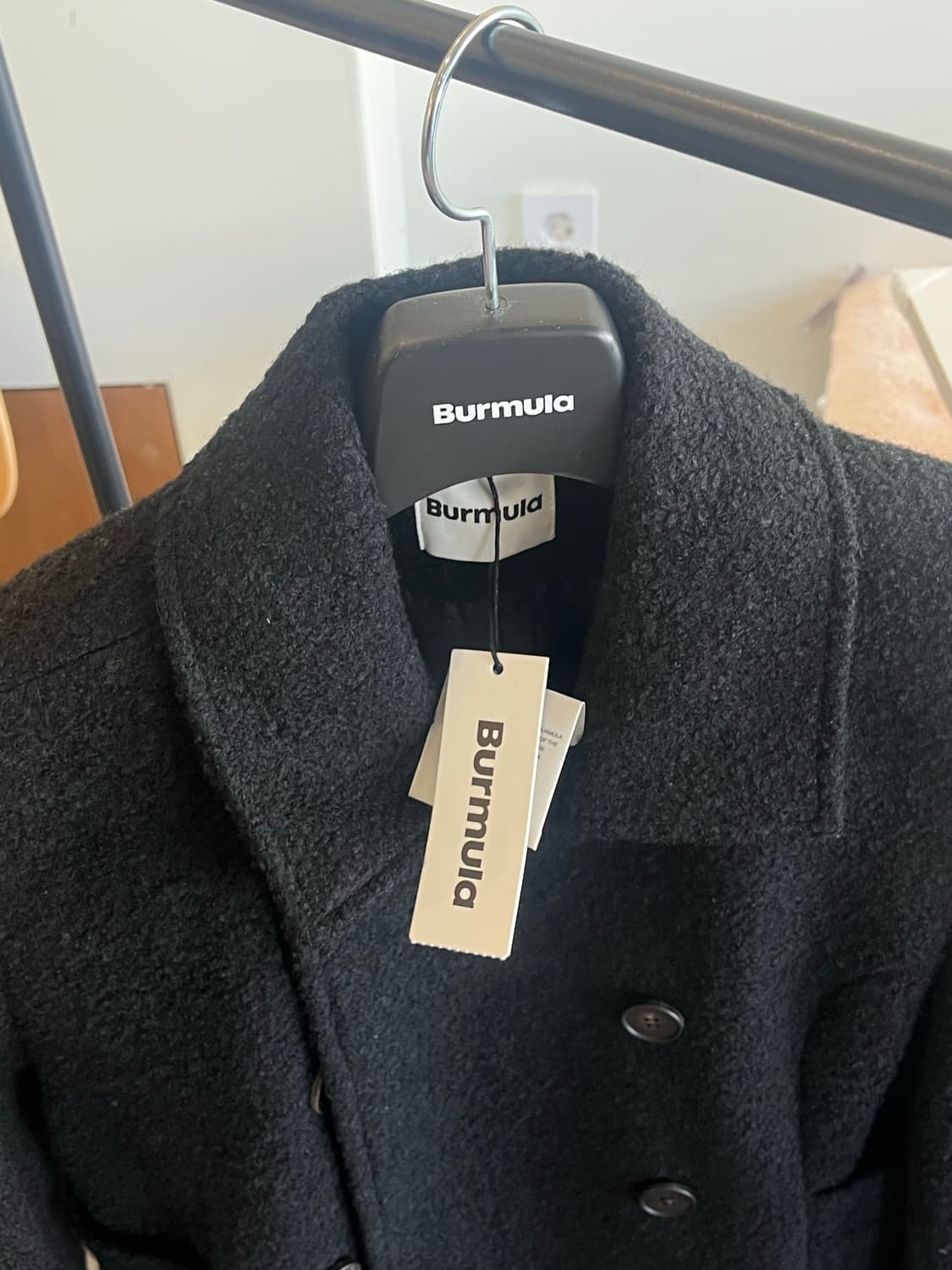 버뮬라 WOOL DOUBLE JACKET (블랙) 상품이미지3