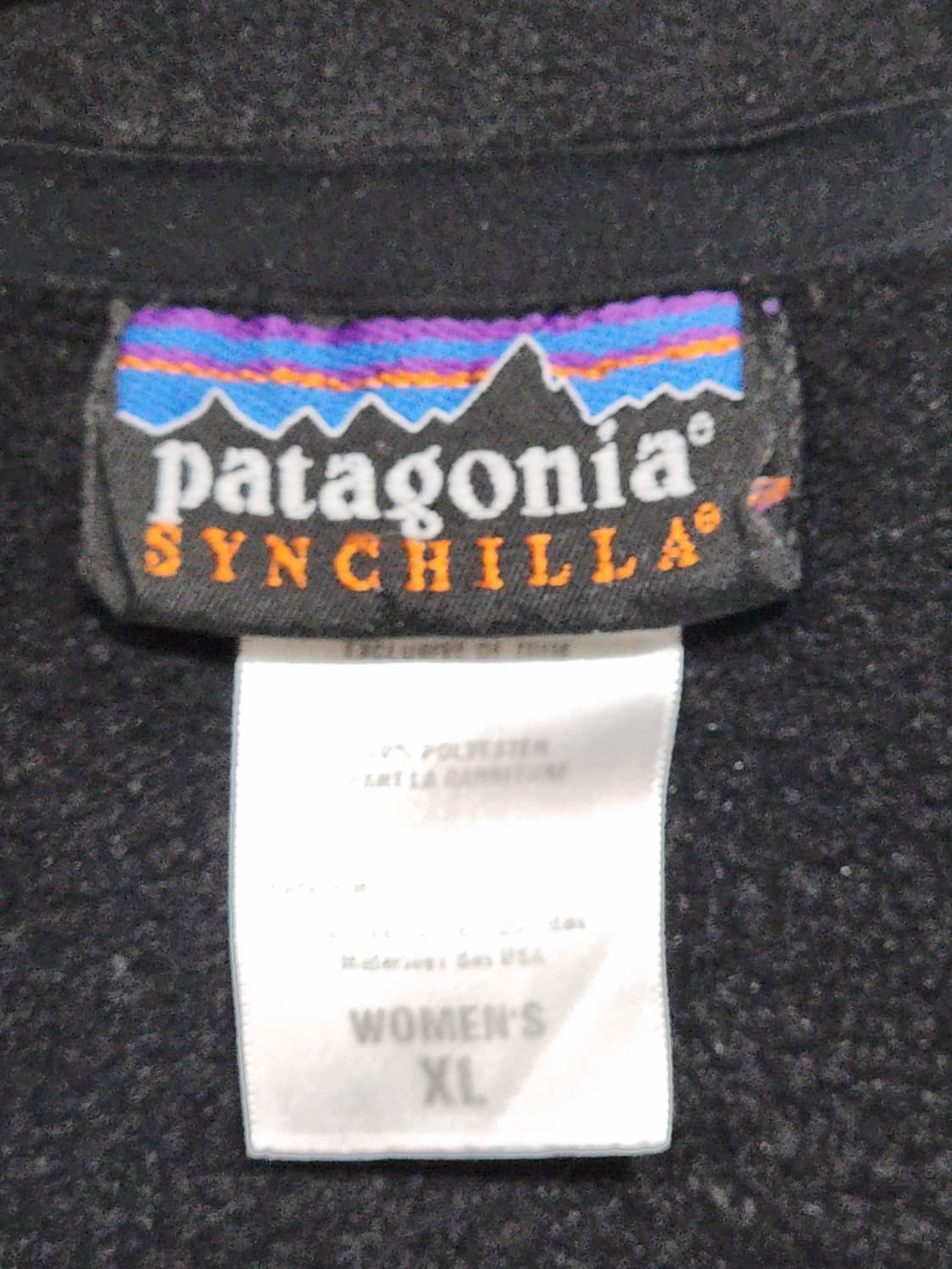 (XL) 파타고니아 신칠라 후리스 조끼 블랙 플리스 베스트  상품이미지3