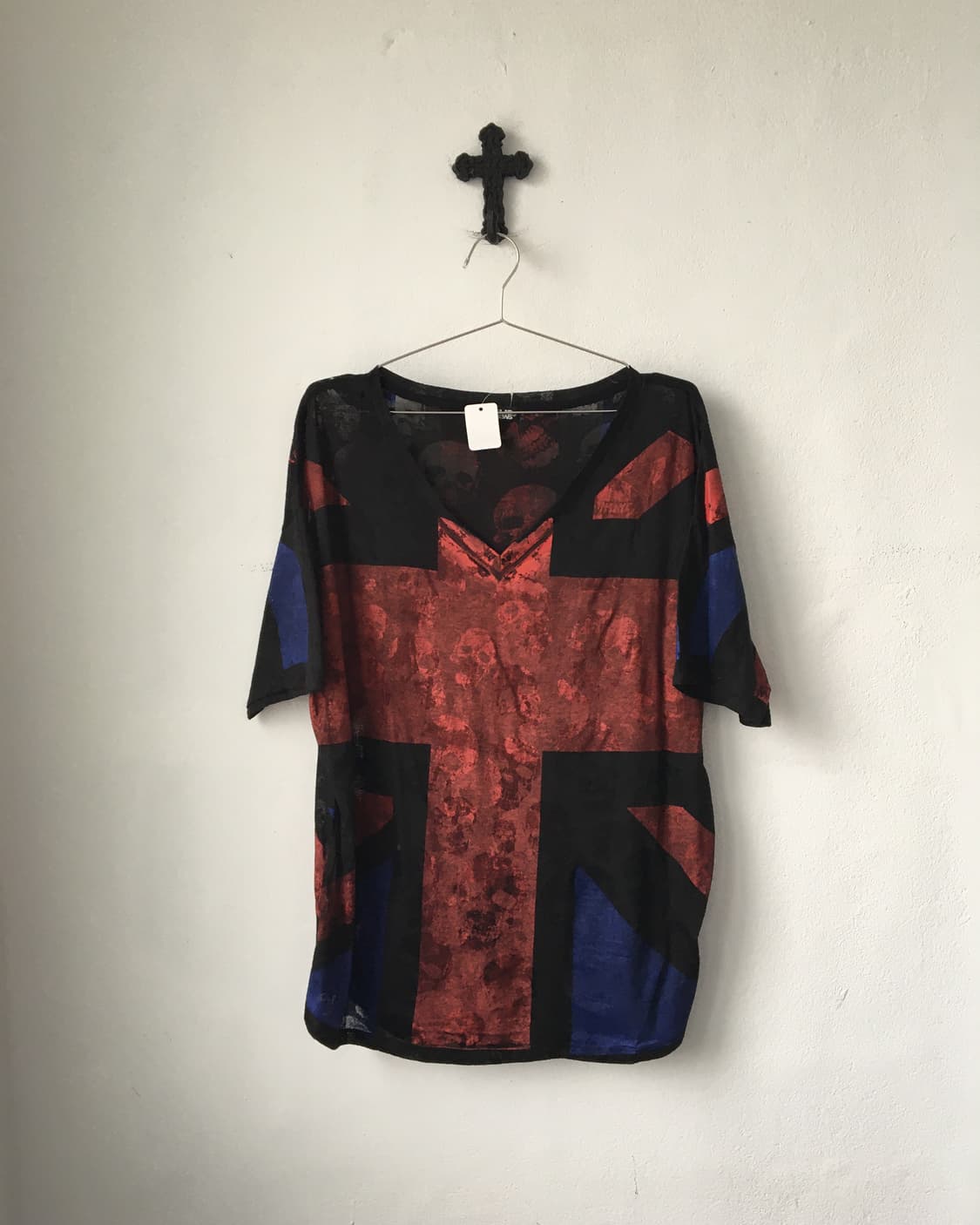 Glad news skull cross point t shirt 상품이미지1