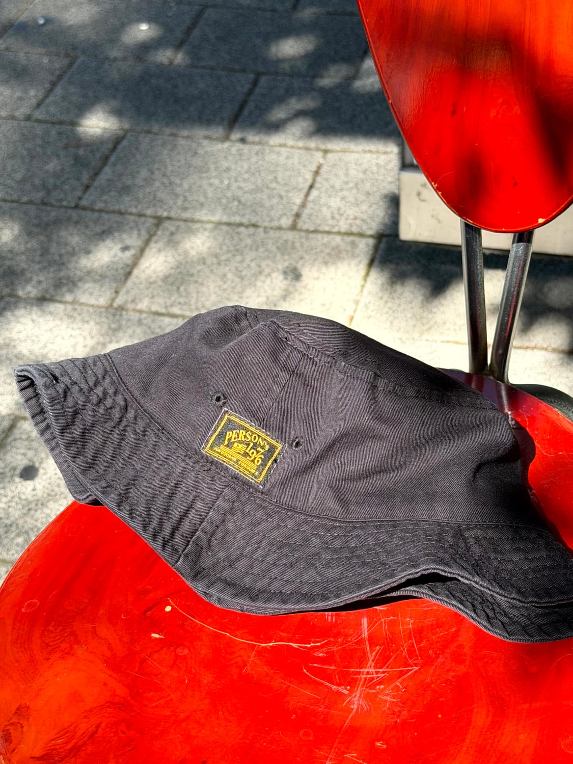 PERSON'S Black Bucket Hat 상품이미지4