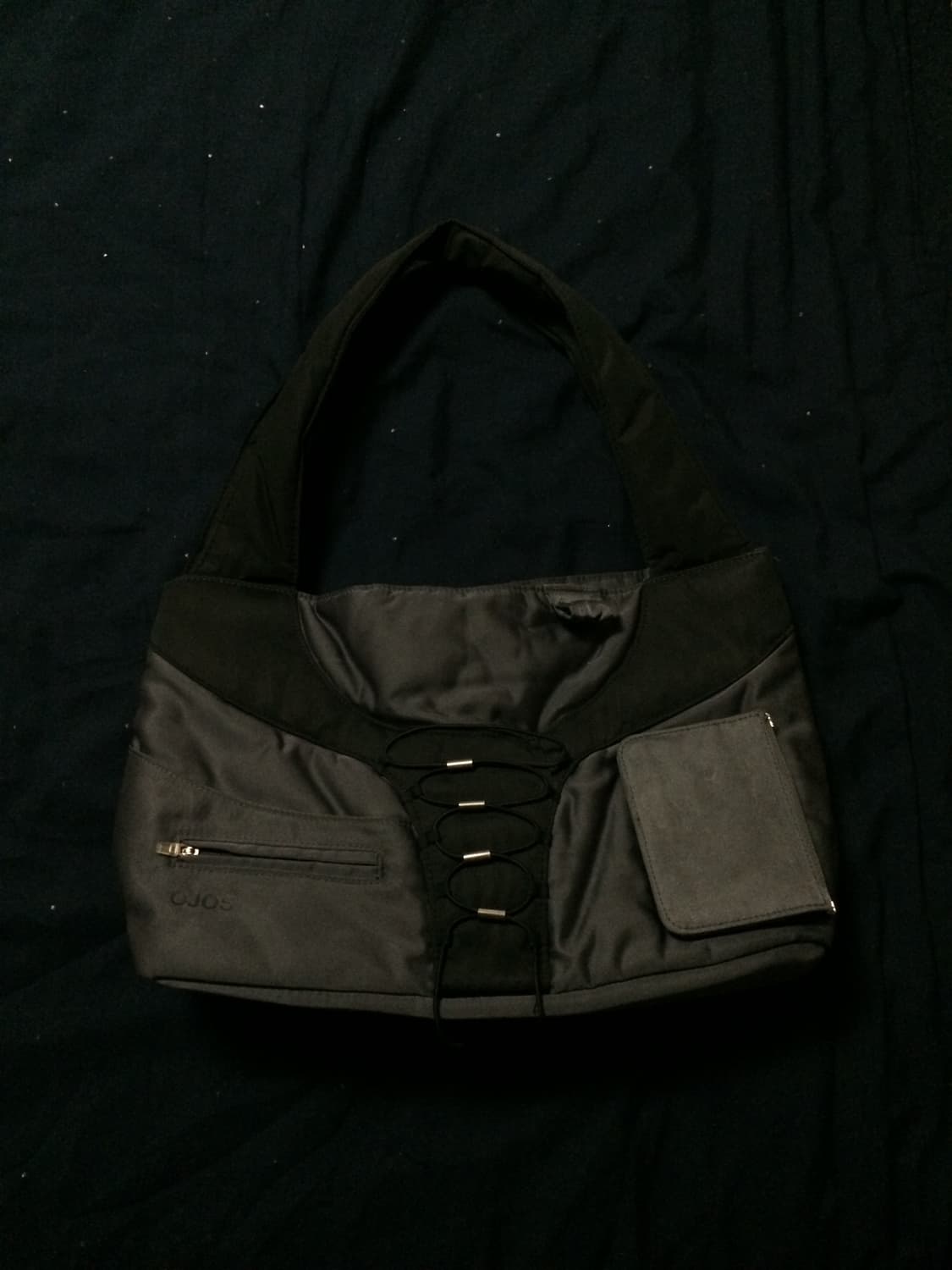 오호스 Wallet Shopper Middle Bag / Black 상품이미지3