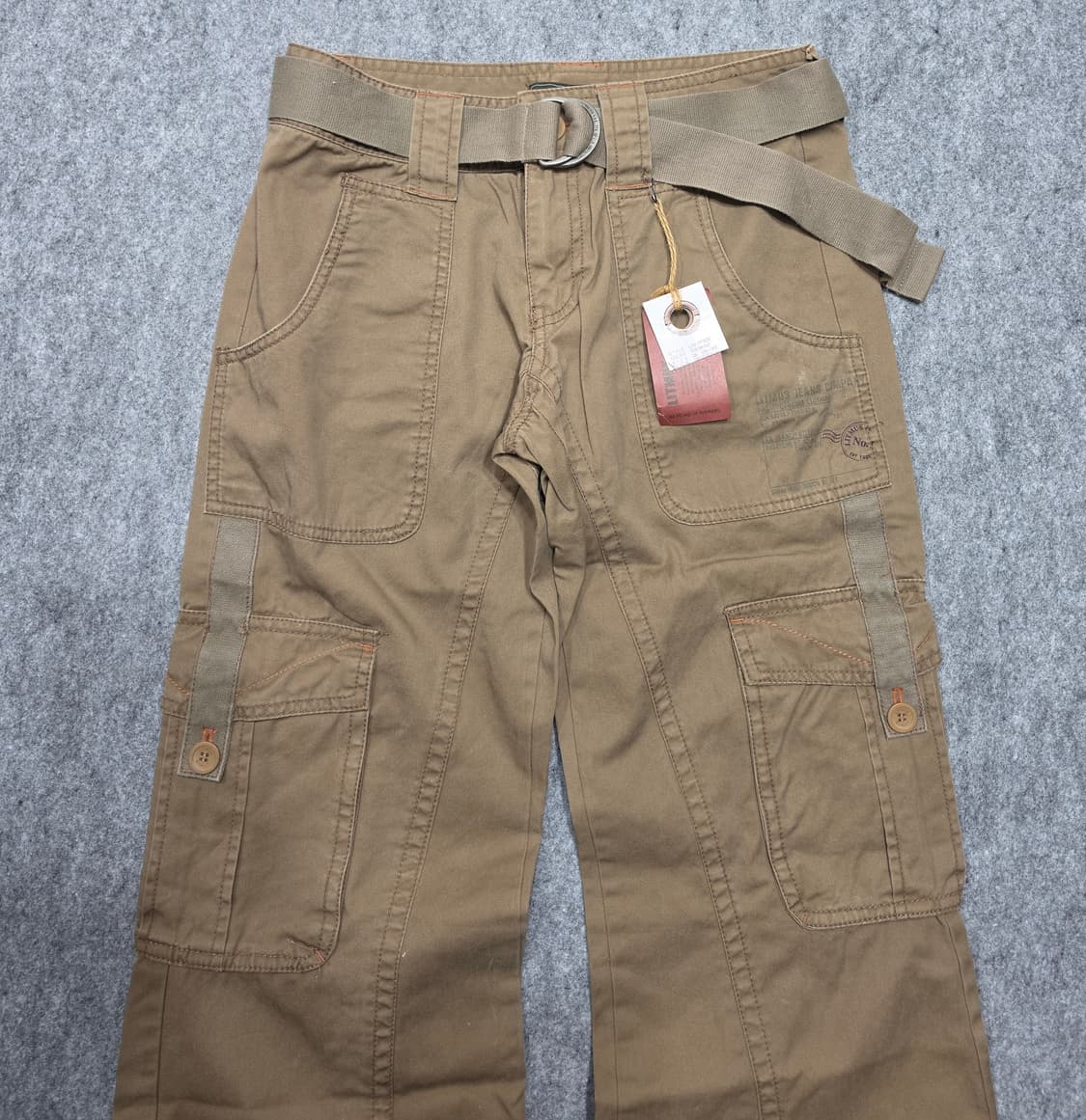 Y2K 리트머스 벨트 디테일 카고 팬츠 카고바지 26 상품이미지3