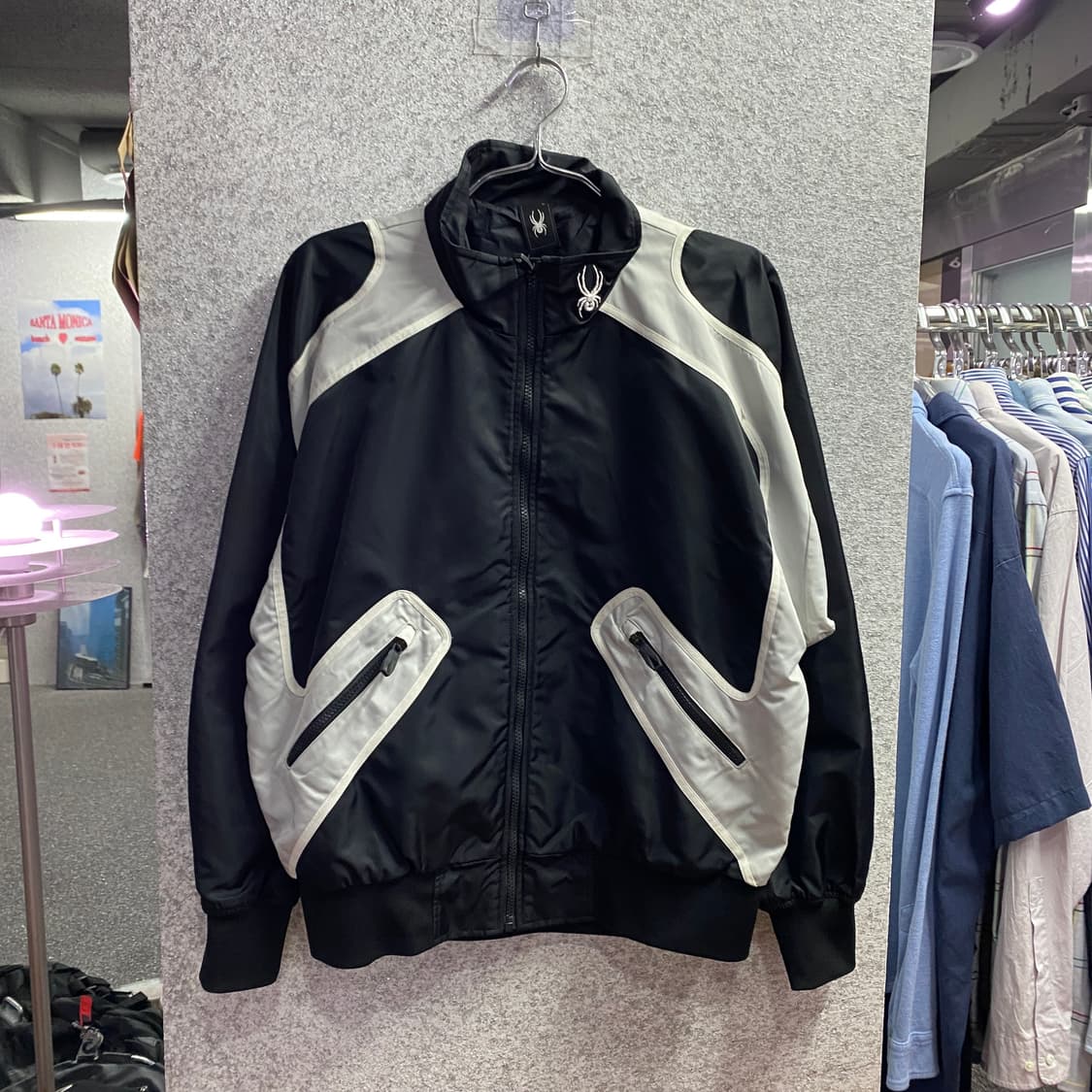 스파이더 베이스볼 하이넥 자켓 B4162 상품이미지2