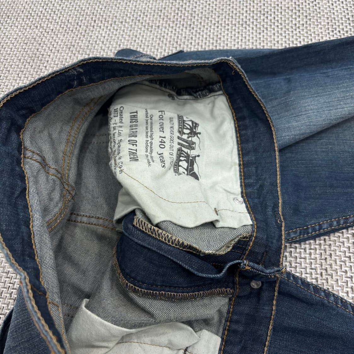 Levi's 513 슬림 스트레이트 데님팬츠  W34 L32 상품이미지5
