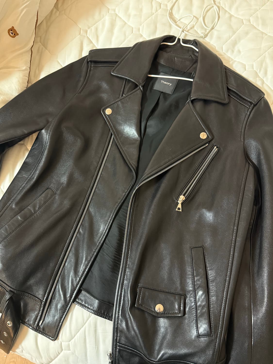 띠어리 레더 자켓 상품이미지2