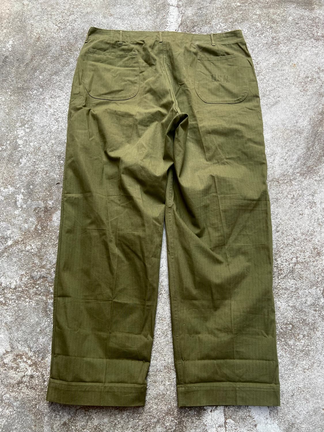 42inch) WWII 1940s USN N-3 HBT Pants 상품이미지2