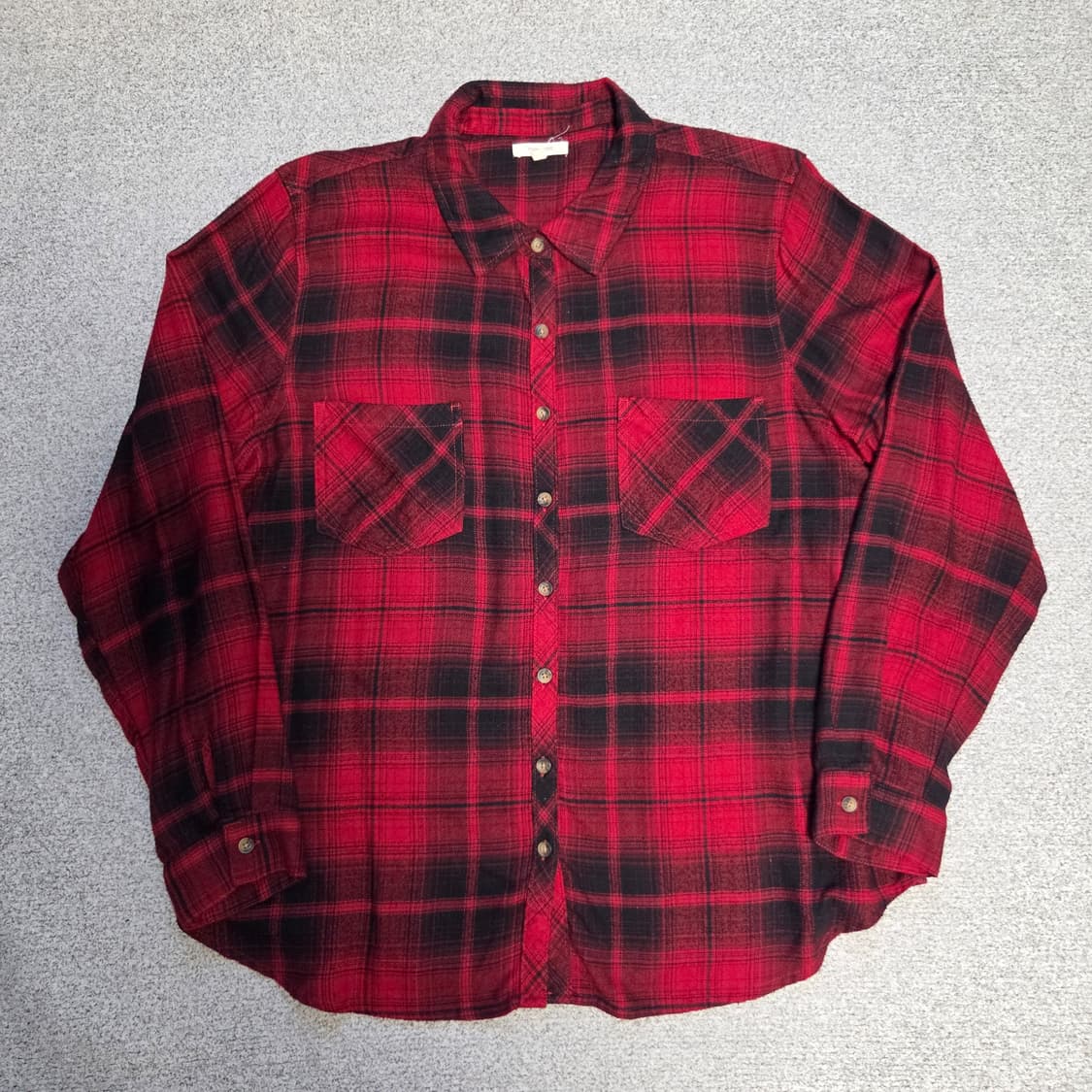 Maurices 마우릭스 플란넬 체크셔츠 L(100) 상품이미지1