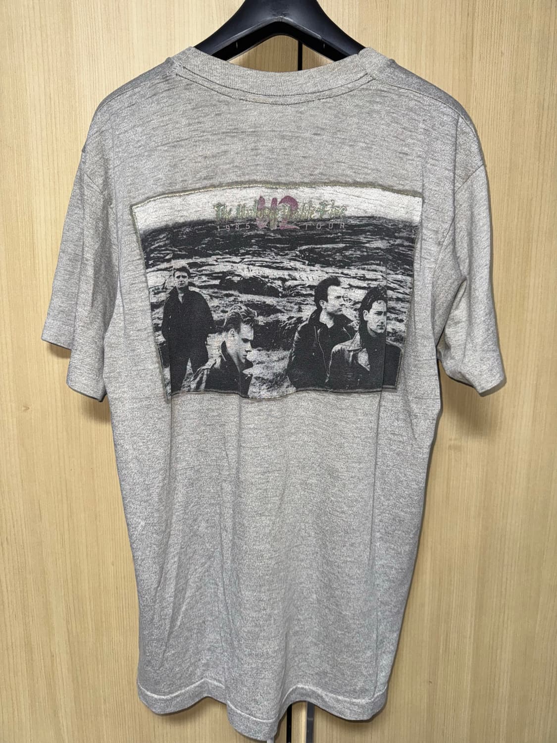 1985년도 U2 투어 빈티지 티셔츠 밴드티 상품이미지3