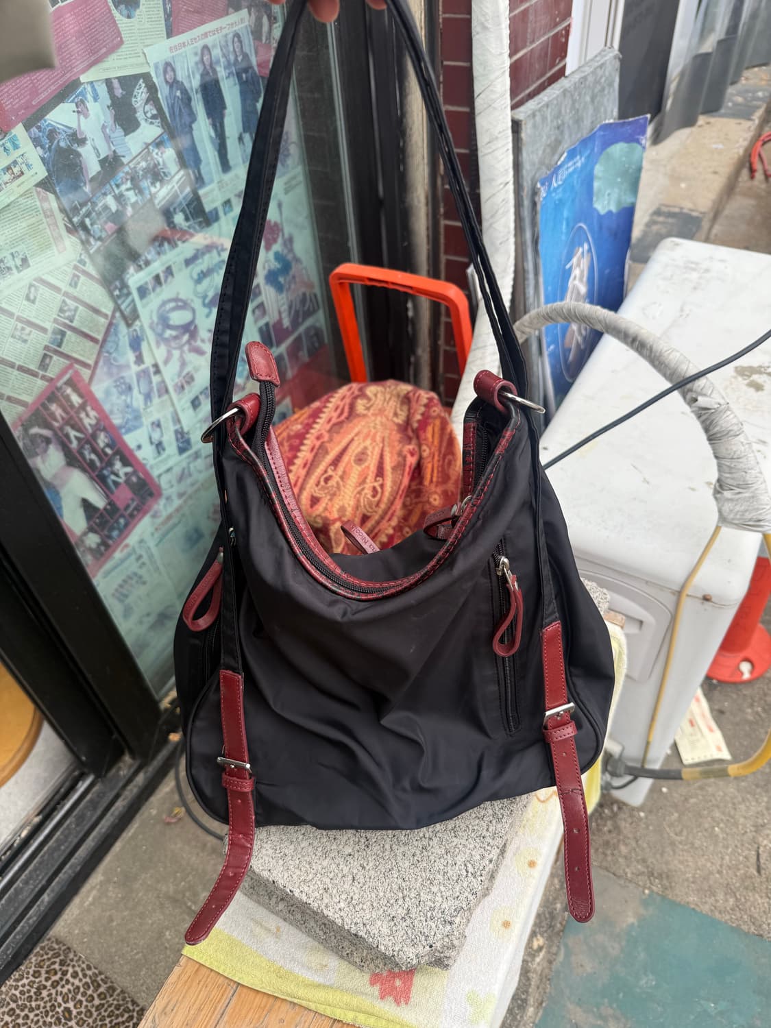 빈티지 플라워패턴 포켓 버클 자켓 상품이미지7