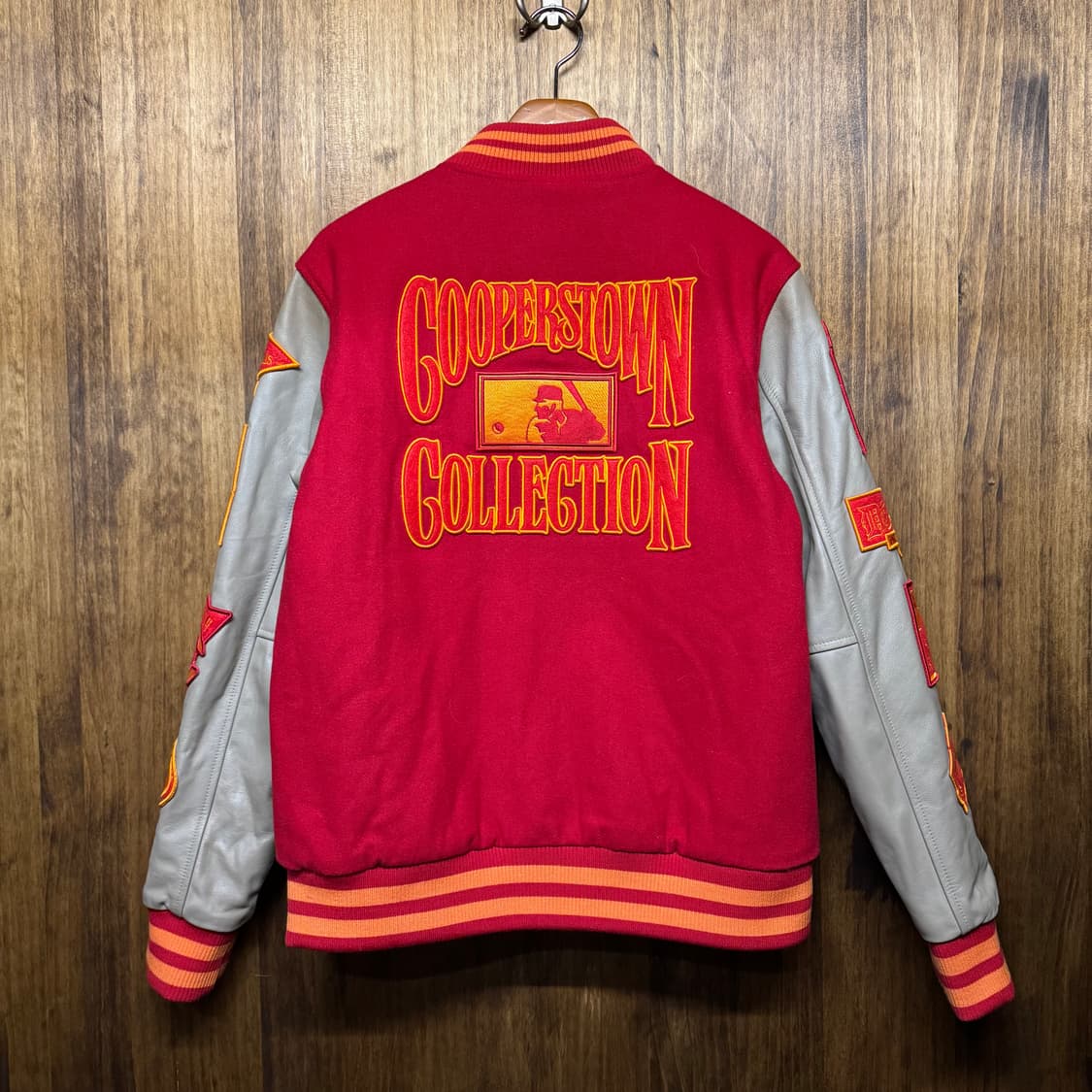 NEW ERA patch detail bomber jacket 상품이미지4