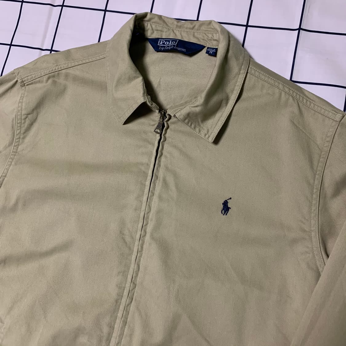 폴로 랄프로렌 베이지 블루종 자켓 상품이미지5