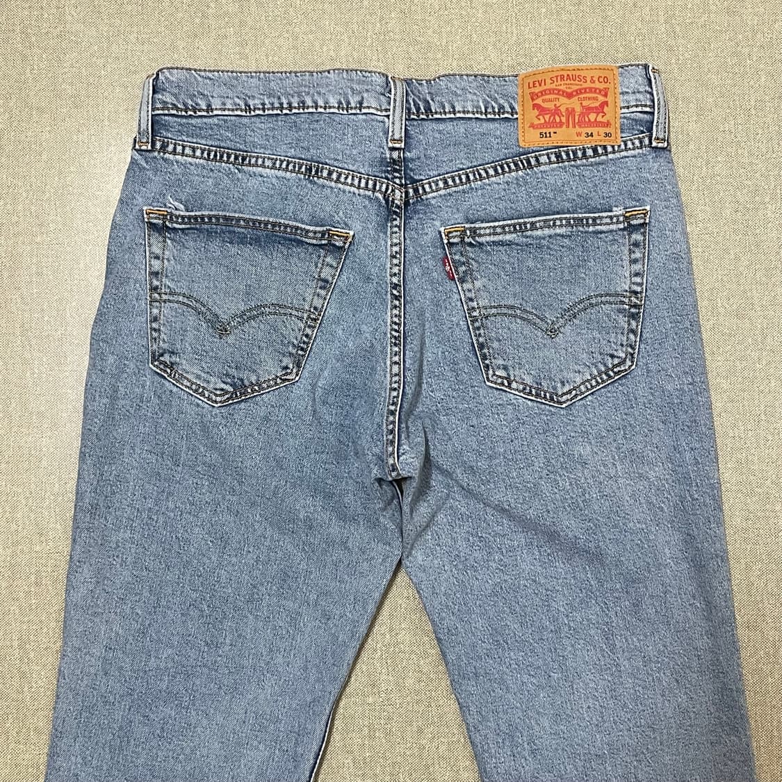[택포] 리바이스 511 연청 청바지 데님 진 33 상품이미지4