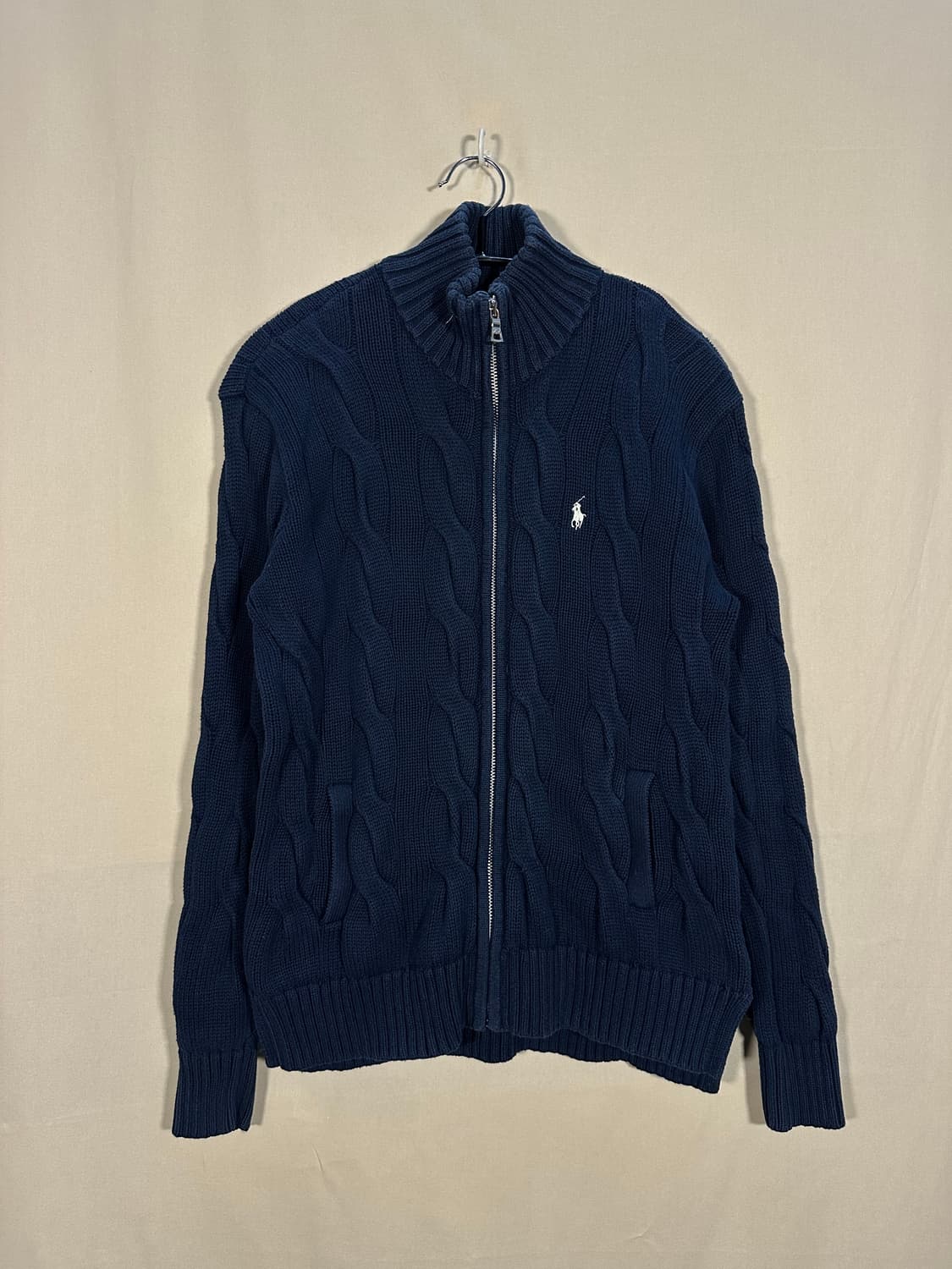 폴로 랄프로렌 케이블 니트집업 처분  상품이미지1