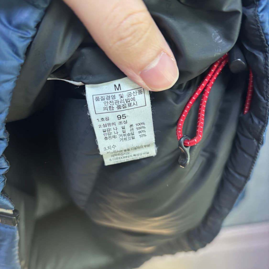 노스페이스 800 써밋시리즈 로체 구스다운 패딩 네이비 상품이미지3