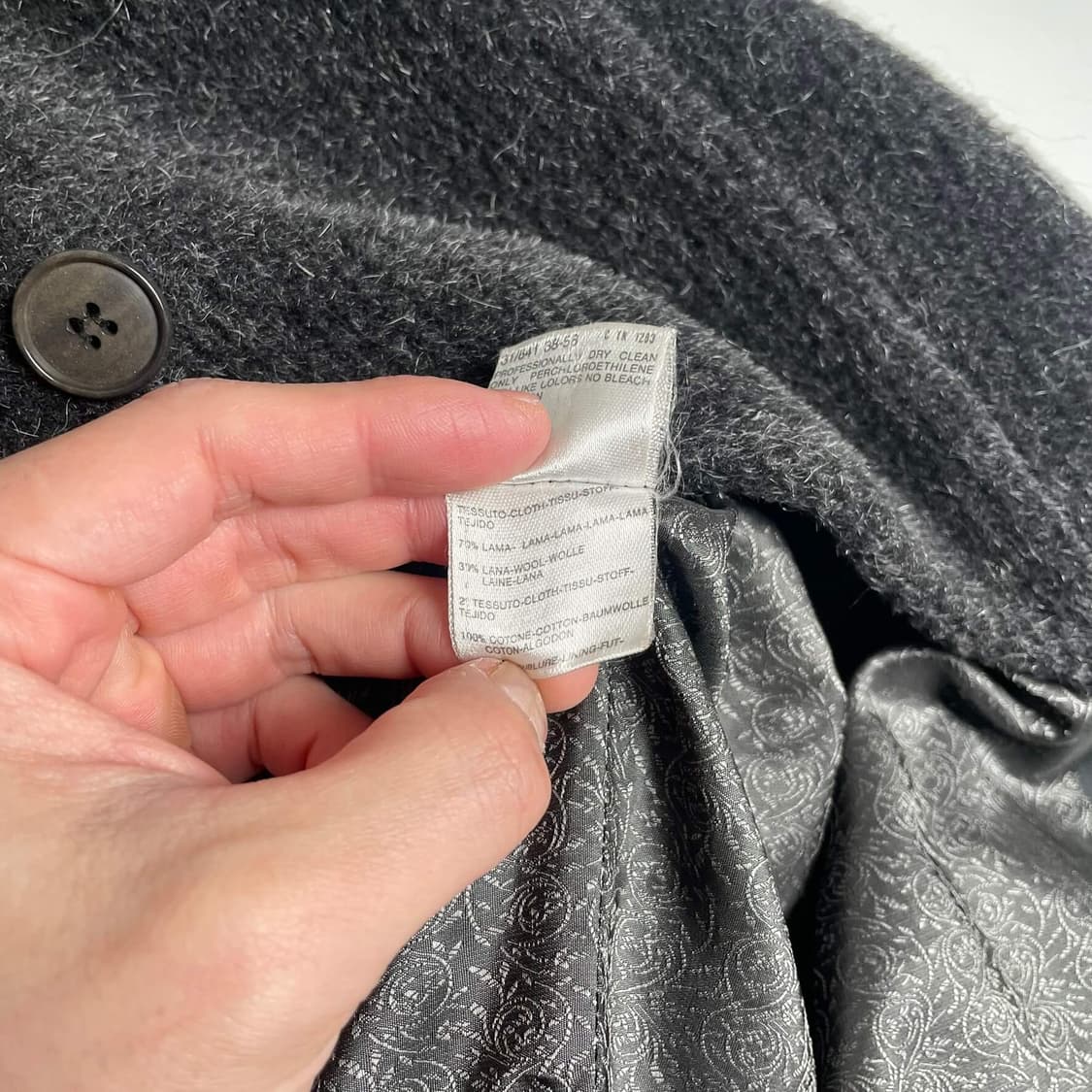 Old sportmax 헤어리 울 블렌드 코트 (italy)   상품이미지10