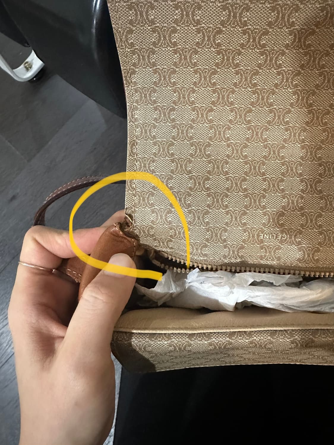 정품 빈티지 셀린느 트리오페 숄더백, 크로스백 상품이미지9