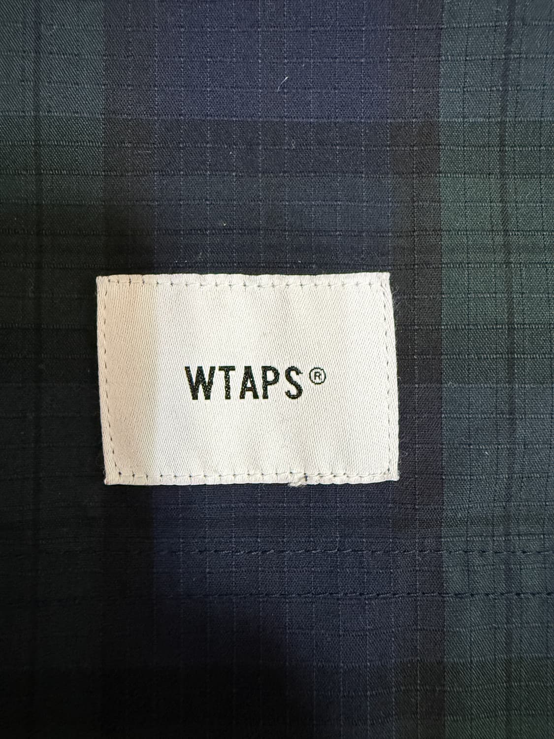 [XL] WTAPS 더블탭스 립스탑 플란넬 반팔 셔츠 4사이즈 상품이미지2