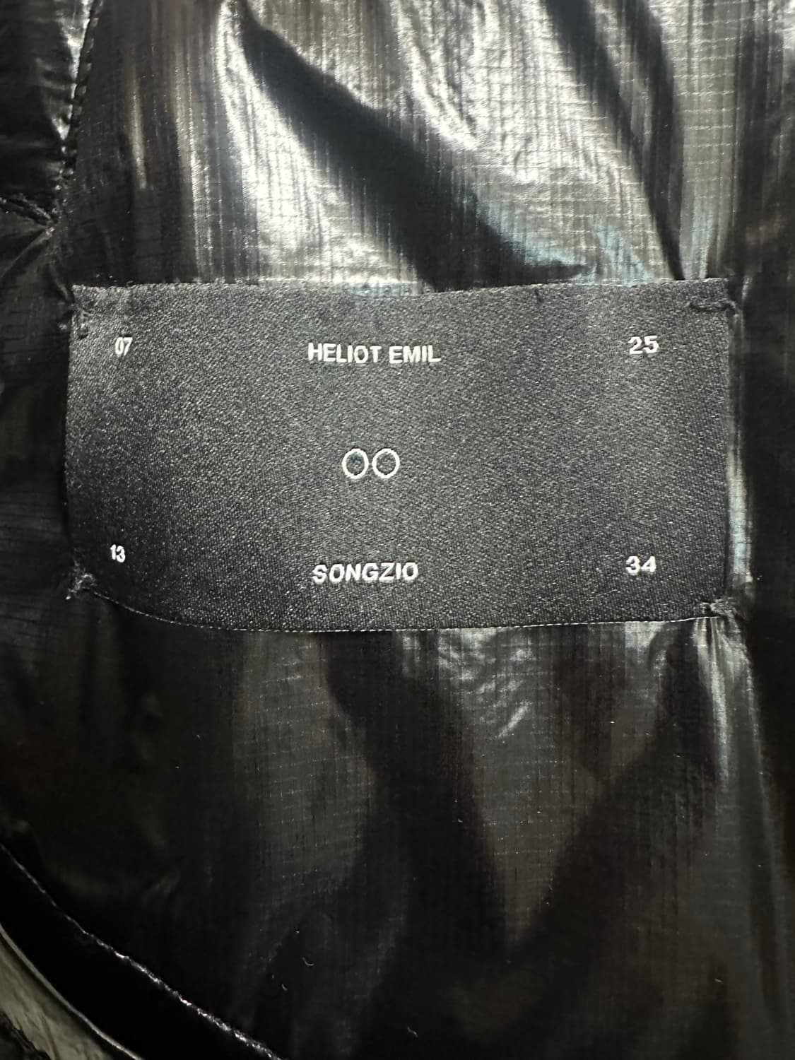 송지오 x 엘리엇 에밀 물리네 다운 점퍼 블랙 48 상품이미지9