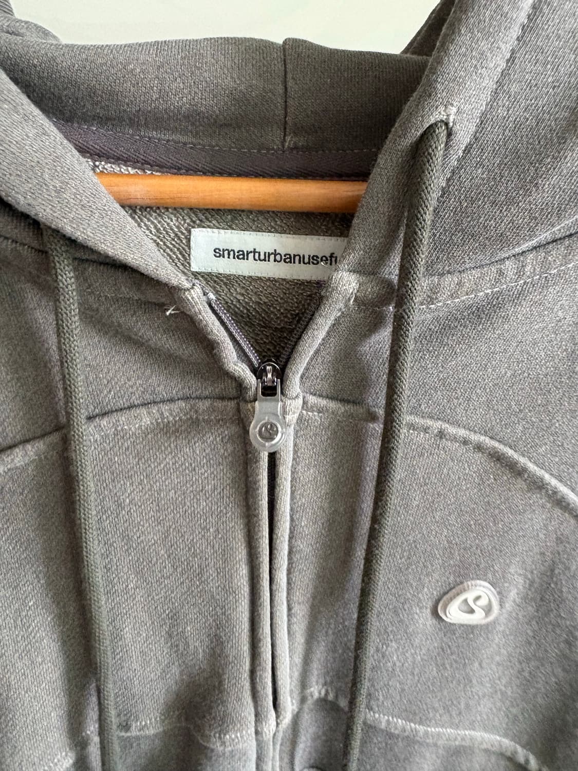 스마트어반유즈풀 후드집업 카키 상품이미지4