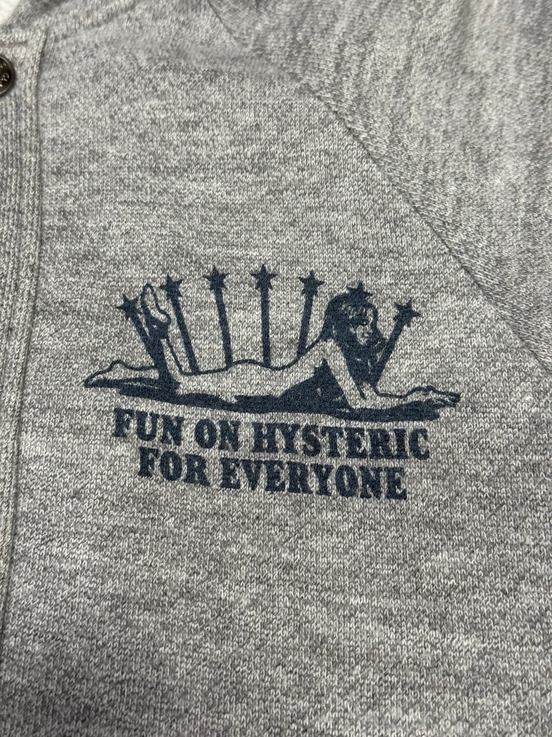 히스테릭 글래머 아카이브 히스걸 버튼 업 후드티 상품이미지3